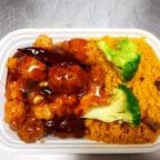 Best C5. General Tso's Chicken (Combo Platter) in Sherman, IL