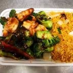 Best C15. Jumbo Shrimp with Broccoli (Combo Platter) in Sherman, IL