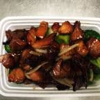 Best S20. Bourbon Chicken in Sherman, IL