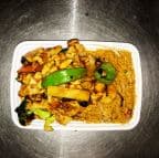 Best C7. Hunan Chicken (Combo Platter) in Sherman, IL