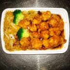 Best C4. Orange Chicken (Combo Platter) in Sherman, IL